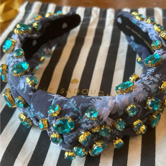 Lele Sadoughi x LoveShackFancy Embellished Headband - Picture 1 of 4